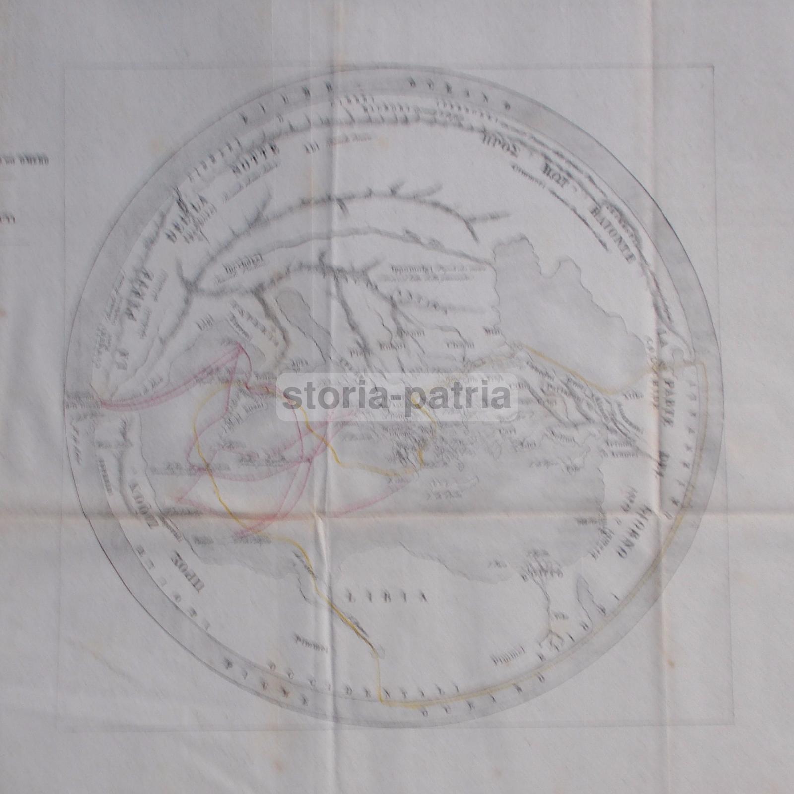 Cartografia Antica, Grecia, Omero, Esiodo, Viaggio Di Ulisse E Degli Argonauti, Mappa immagine 2