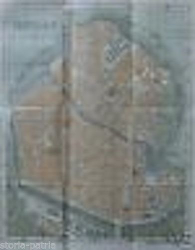 Mantova, Antica Mappa Topografica, Decorativa, Da Collezione, Viabilita, Strade, Lago immagine 1