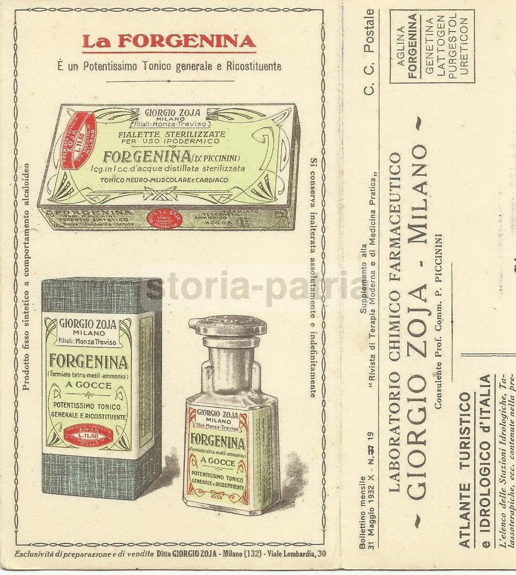 Medicina, Farmacia, Zoja, Forgenina, Cartografia Sarda, Sassari, Gallura, Oschiri, Nuoro immagine 1