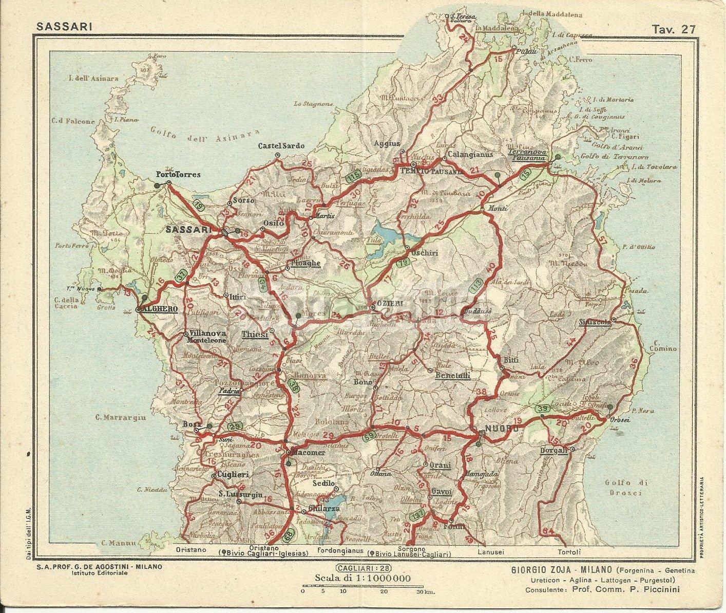 Medicina, Farmacia, Zoja, Forgenina, Cartografia Sarda, Sassari, Gallura, Oschiri, Nuoro immagine 1