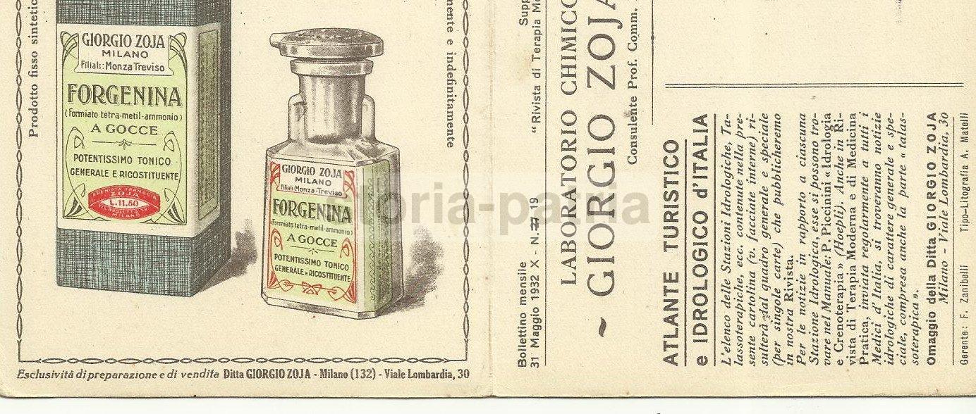 Medicina, Farmacia, Zoja, Forgenina, Cartografia Sarda, Sassari, Gallura, Oschiri, Nuoro immagine 2