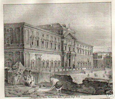 Napoli Antica, Museo Borbonico, Folklorica Veduta, 800 immagine 1