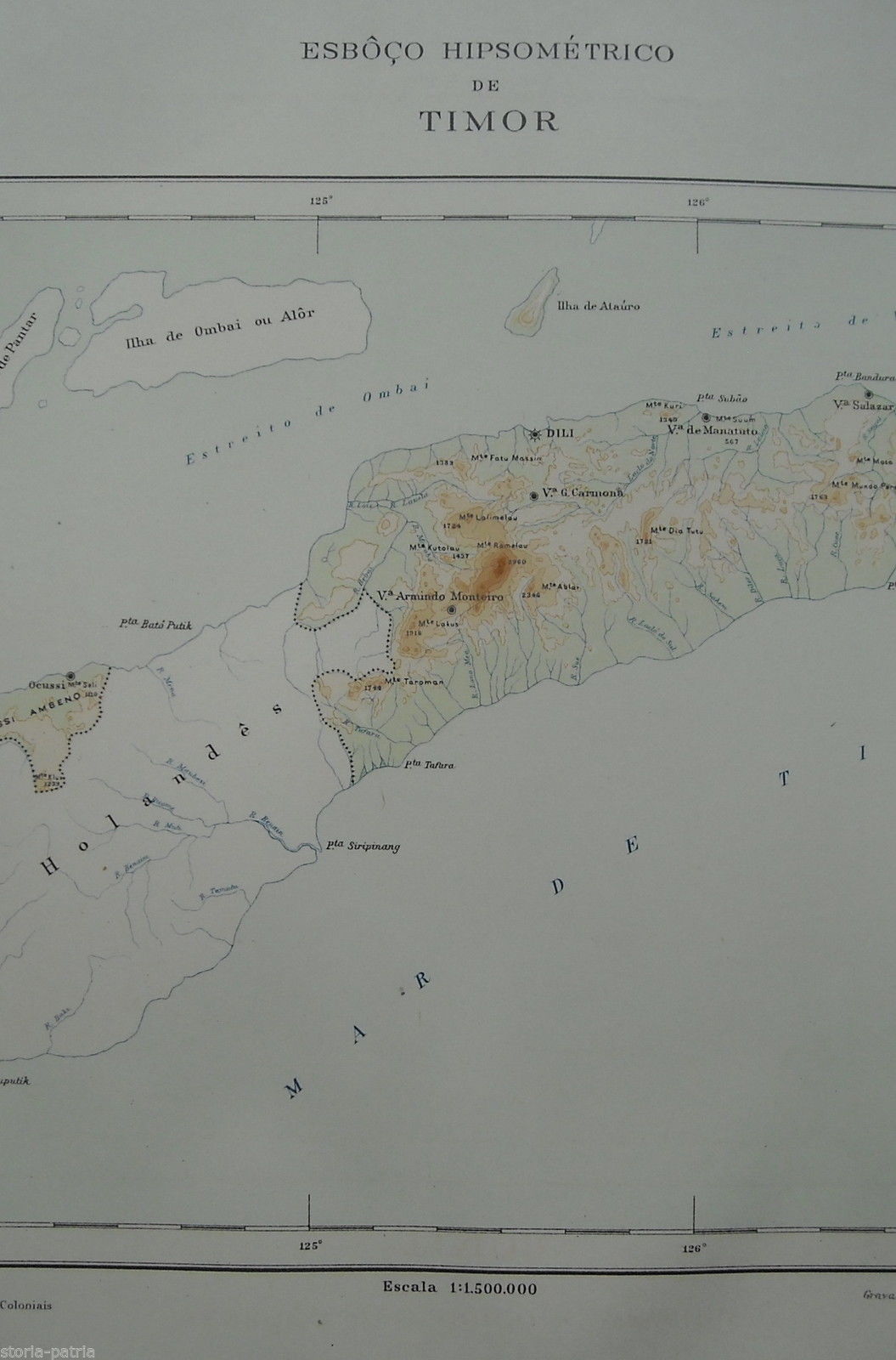 Portogallo, Colonie Asiatiche, Timor, Indonesia, Bella Raccolta Di Mappe Geografiche immagine 6