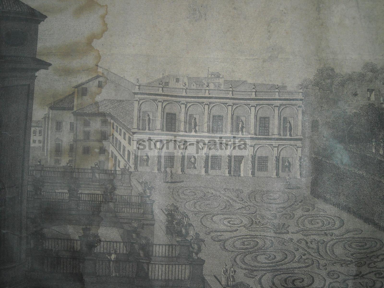 Roma, Architettura Dei Giardini, Quirinale, Galleria Colonna, Ampia Veduta, Pannini immagine 2