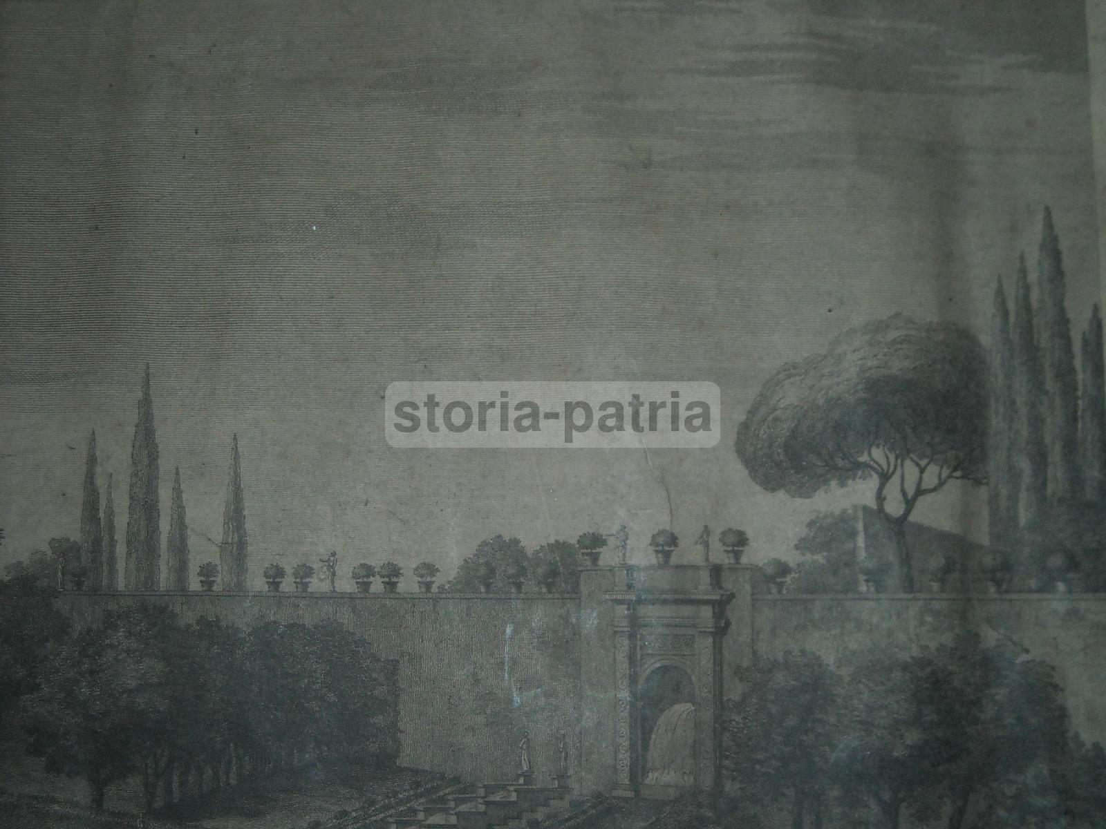 Roma, Architettura Dei Giardini, Quirinale, Galleria Colonna, Ampia Veduta, Pannini immagine 3
