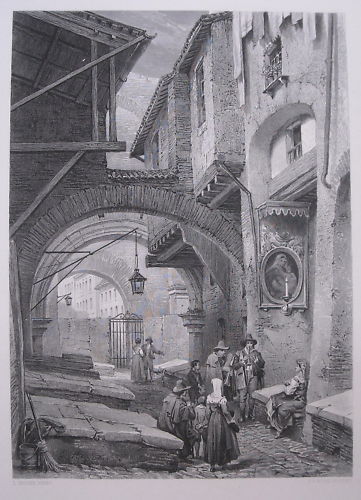 Roma, Costumi Folklorici, Ghetto, Musica Popolare, Zampogna immagine 1