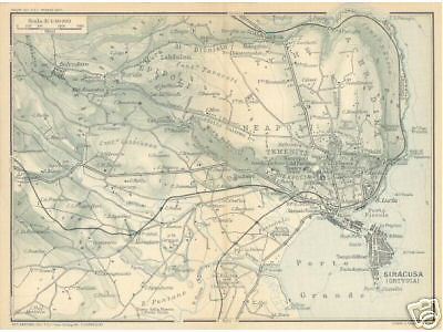 Sicilia, Siracusa E Dintorni, Epipoli, Achradina, Mappa immagine 1