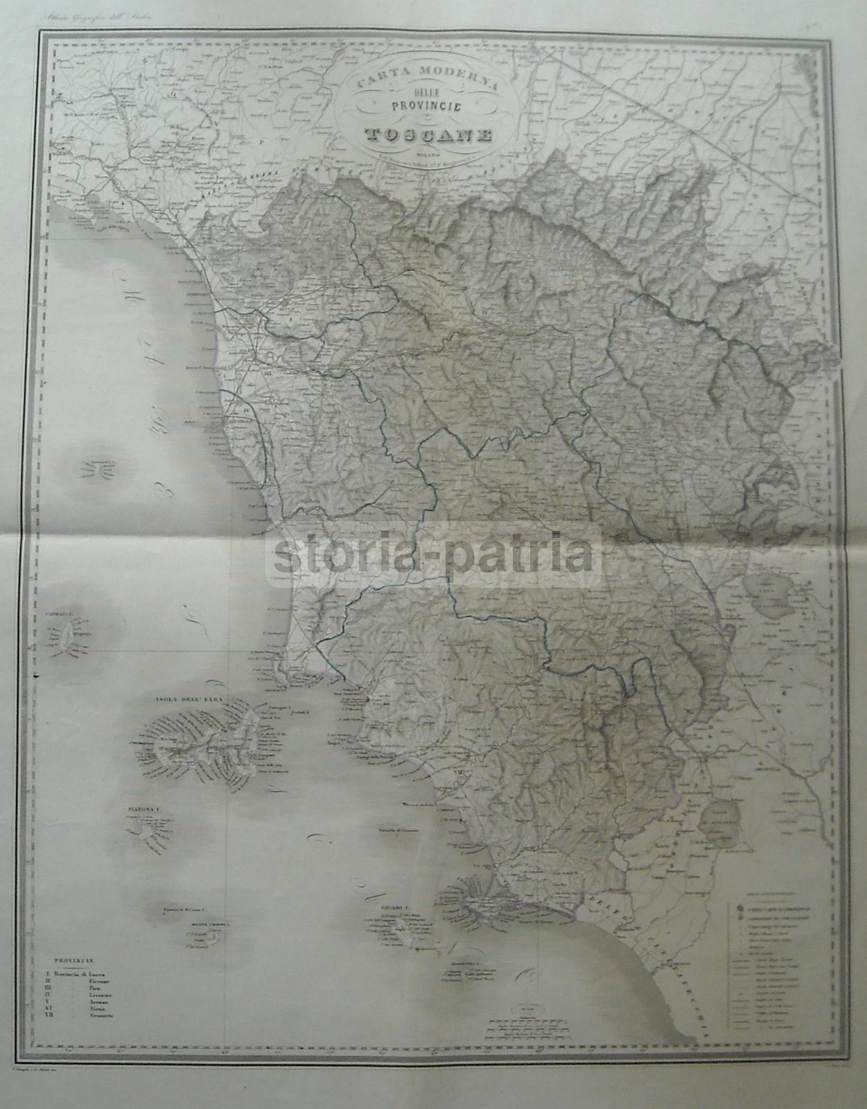 Toscana, Isola Delba, Orbetello, Giglio, Pianosa, Grosseto, Trasimeno, Bolsena, Emilia immagine 1
